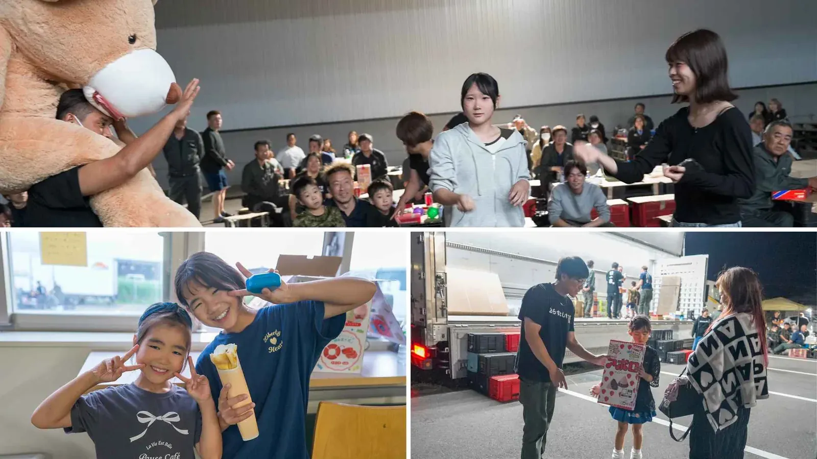 トラスト夏祭りを楽しむ社員とご家族